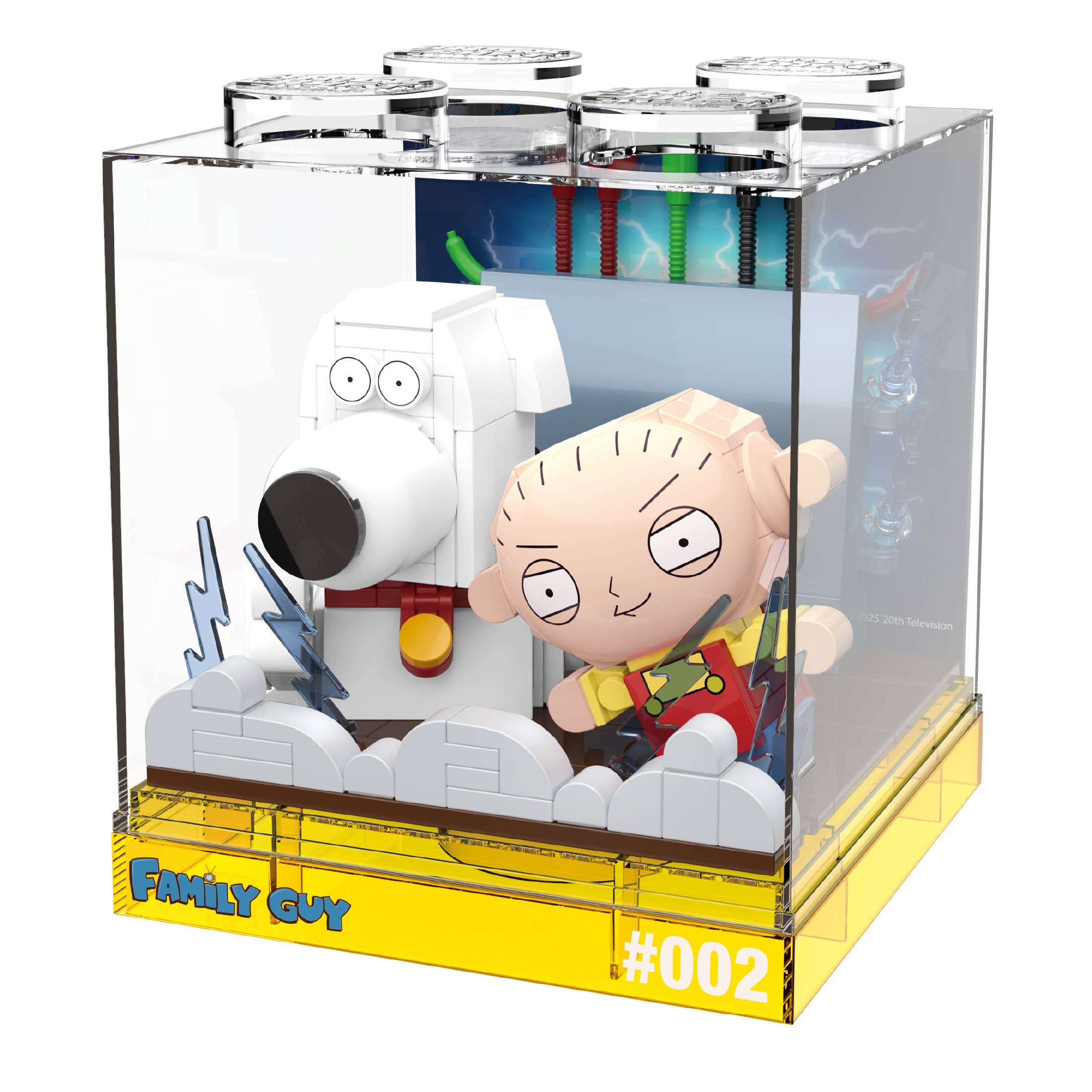 Family Guy Stewie & Brian Box! Collectible Display Cube