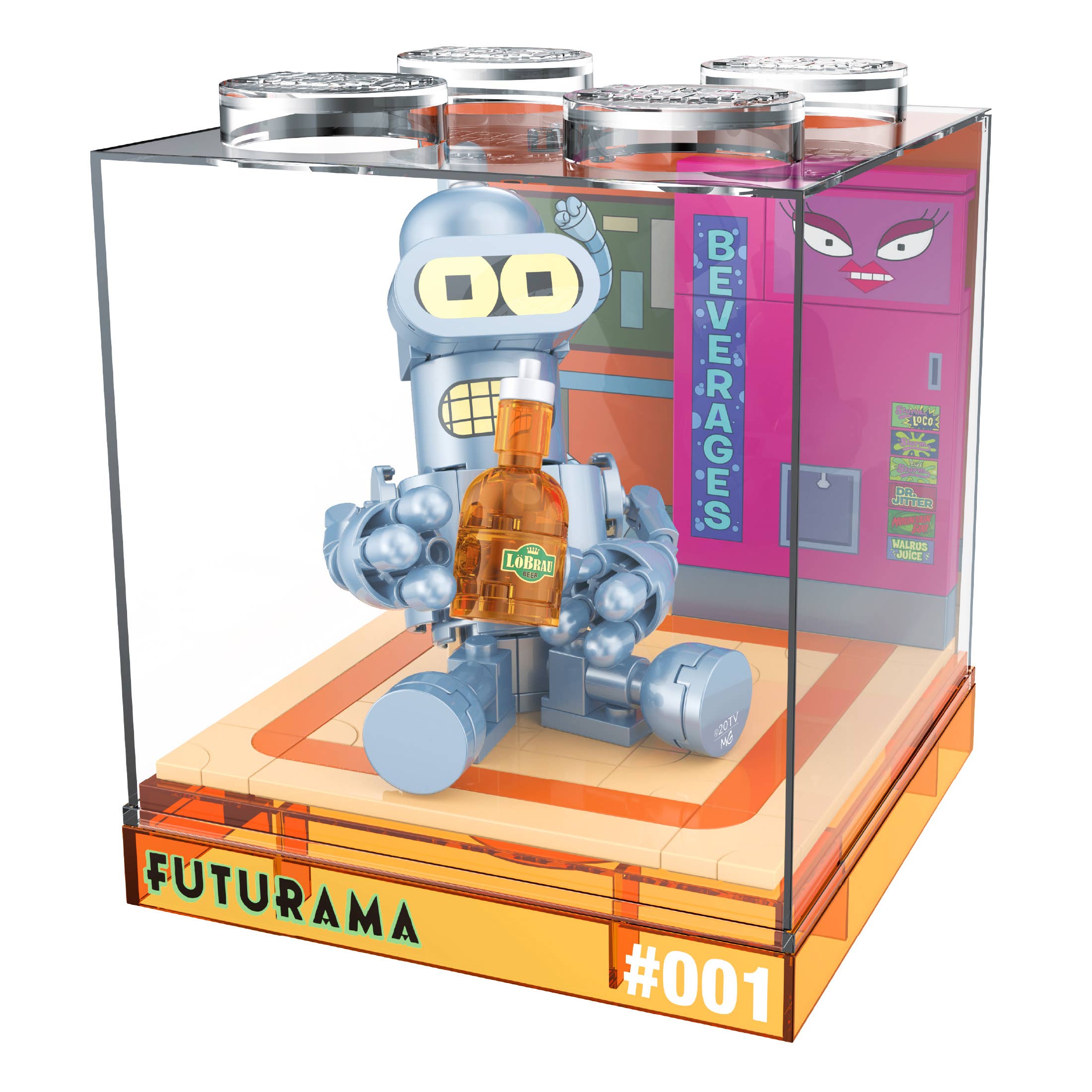 Futurama Baby Bender Box! Collectible Display Cube