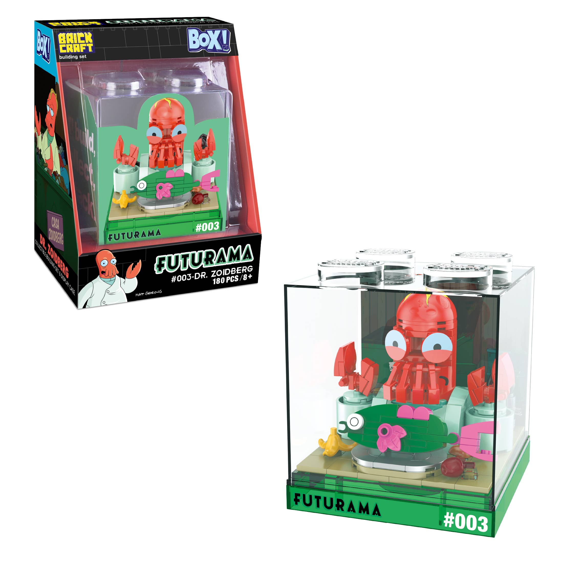 Futurama Dr. Zoidberg Box! Collectible Display Cube