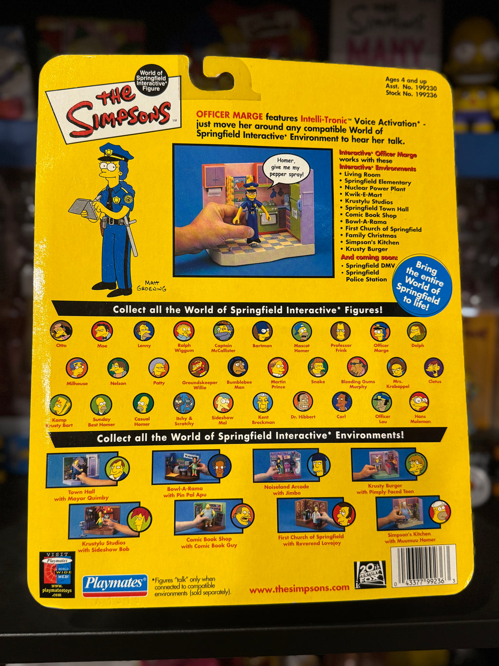 World of Springfield Officer Marge Intelli-tronic Voice Activation Figure