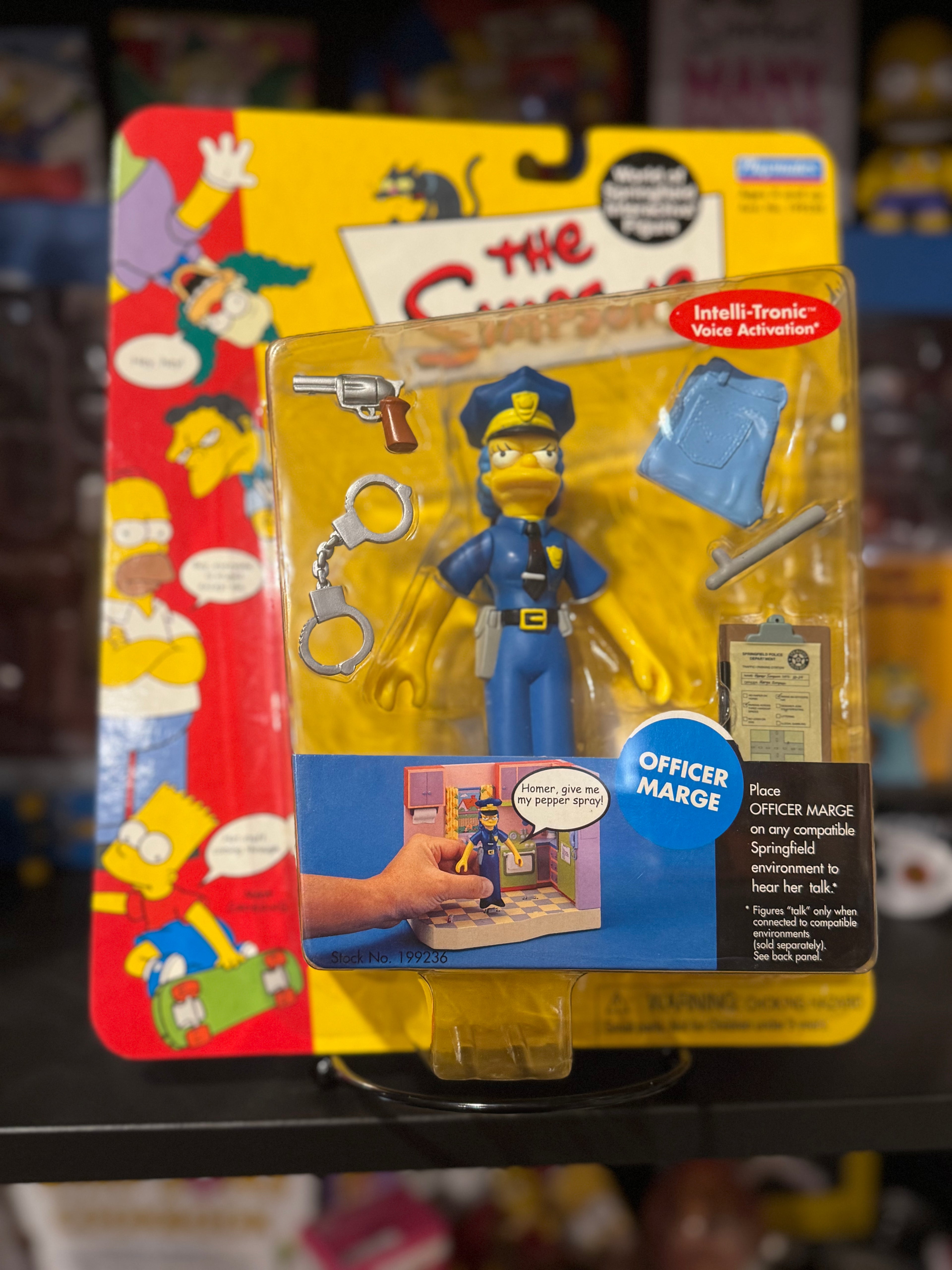 World of Springfield Officer Marge Intelli-tronic Voice Activation Figure