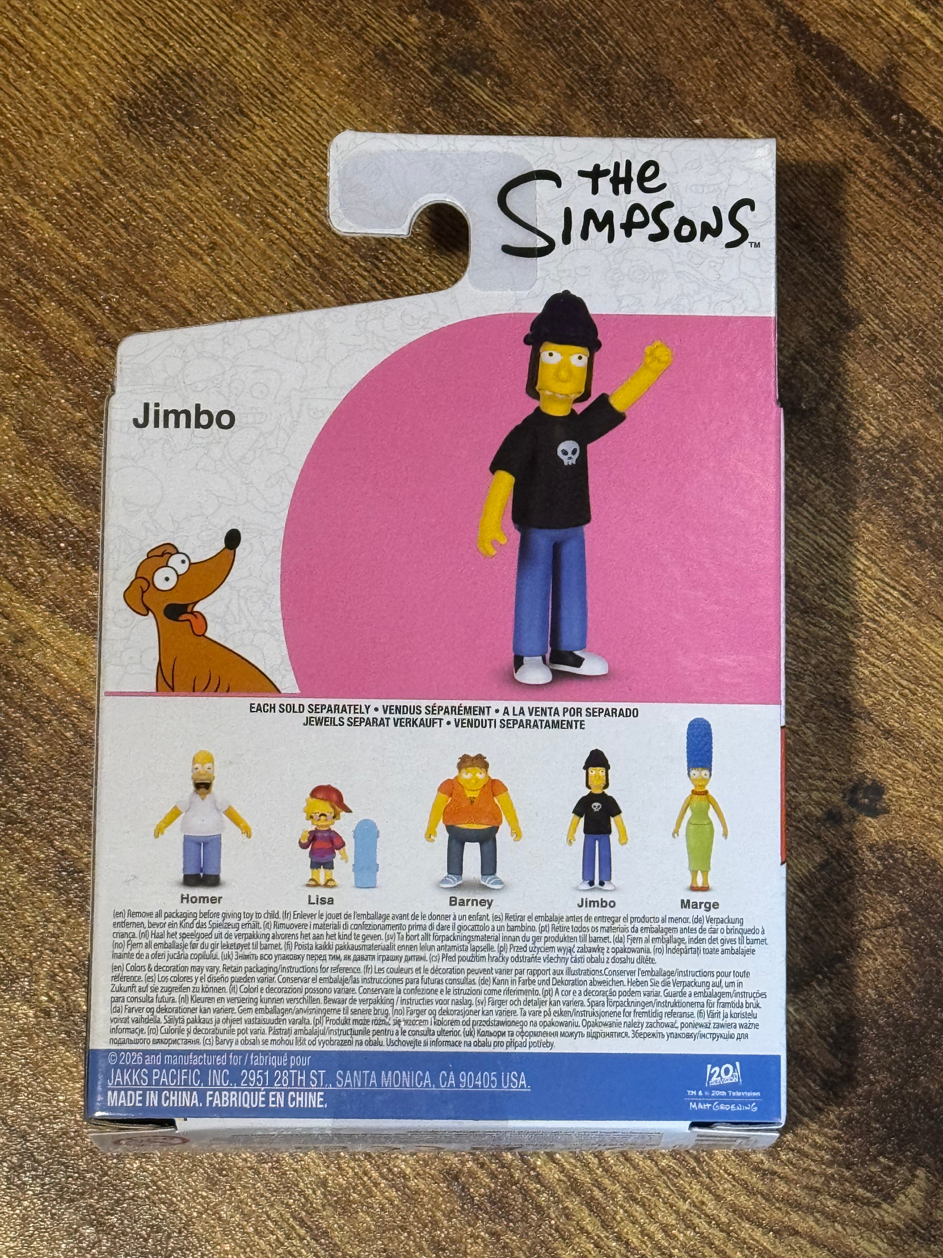 The Simpsons 2.5" Jimbo Figure