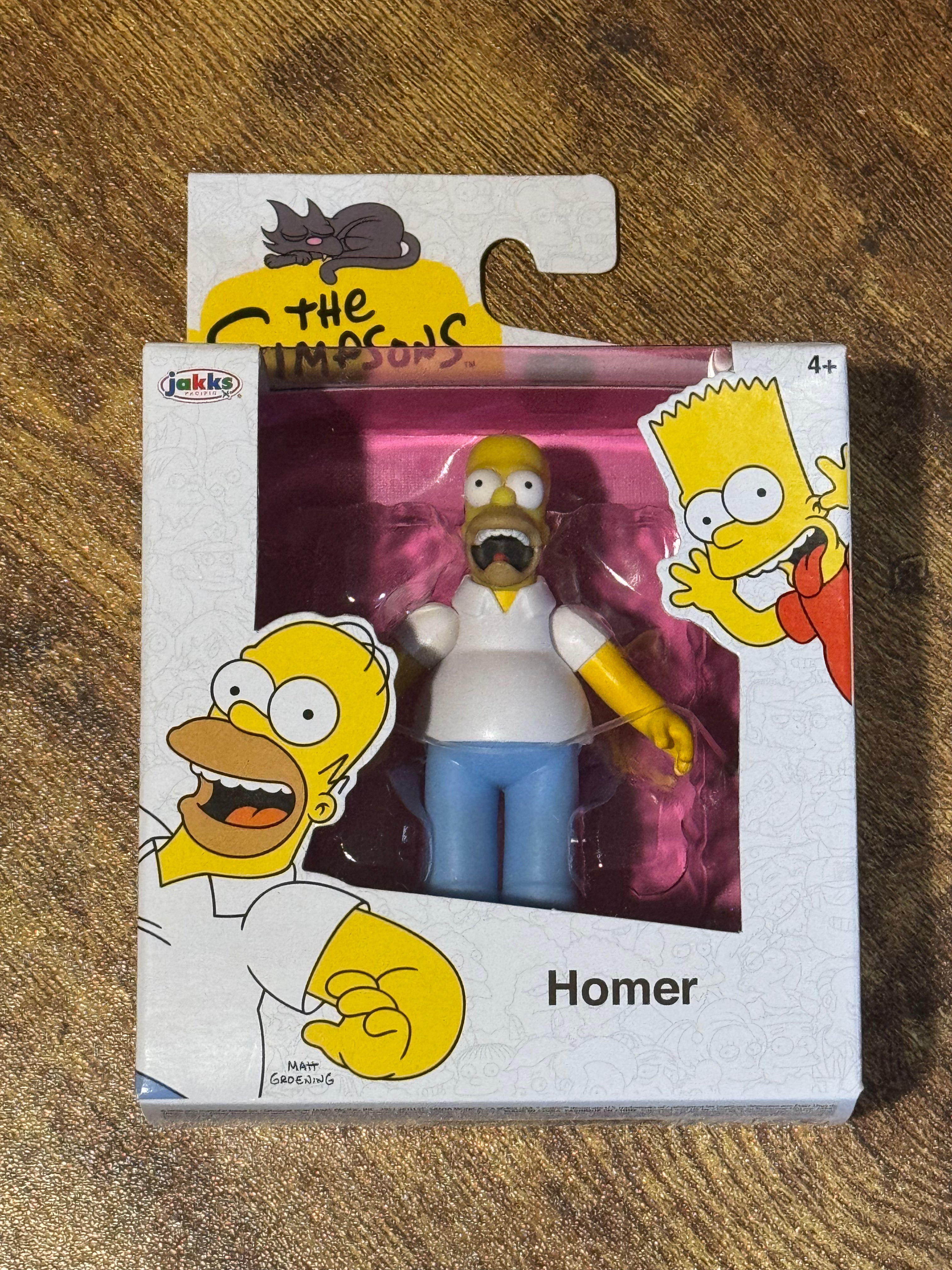 The Simpsons 2.5" Screaming Homer Figure
