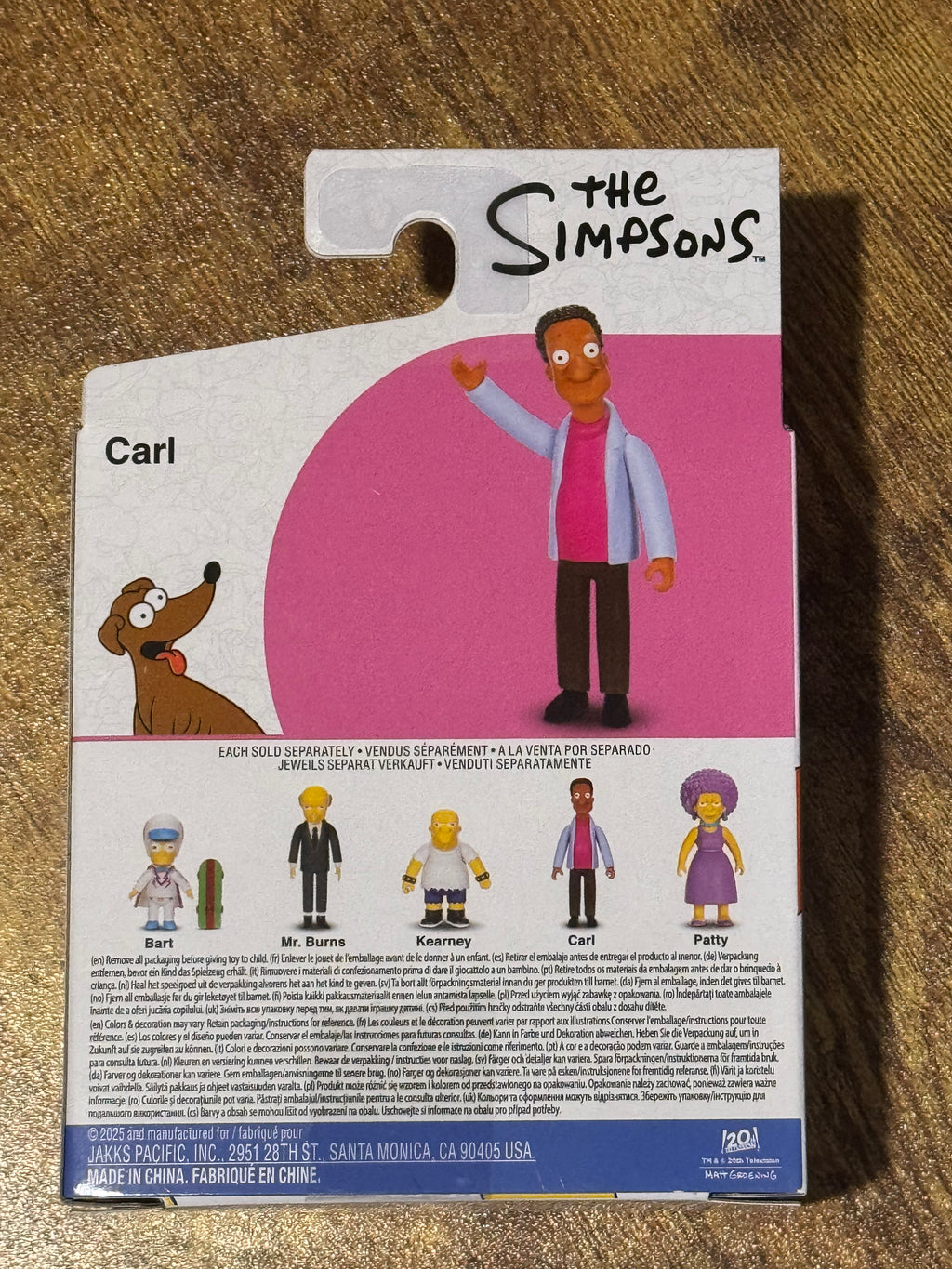 The Simpsons 2.5" Carl Figure
