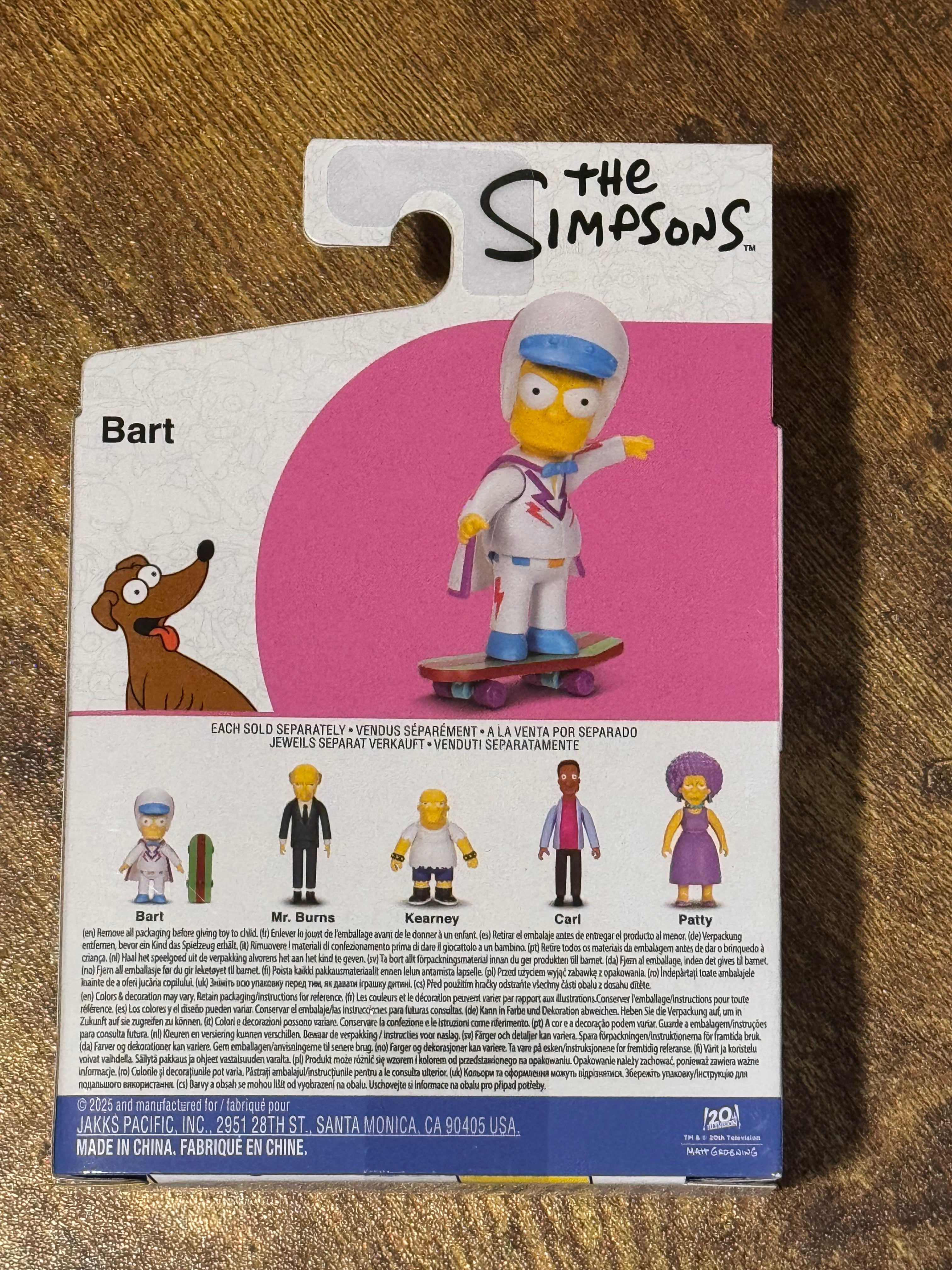 The Simpsons 2.5" Daredevil Bart Figure