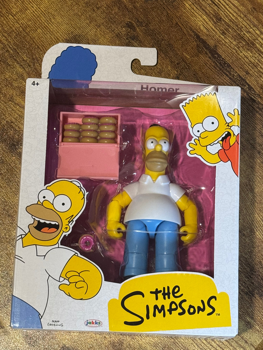 The Simpsons 5" Homer w/ Donuts Figure