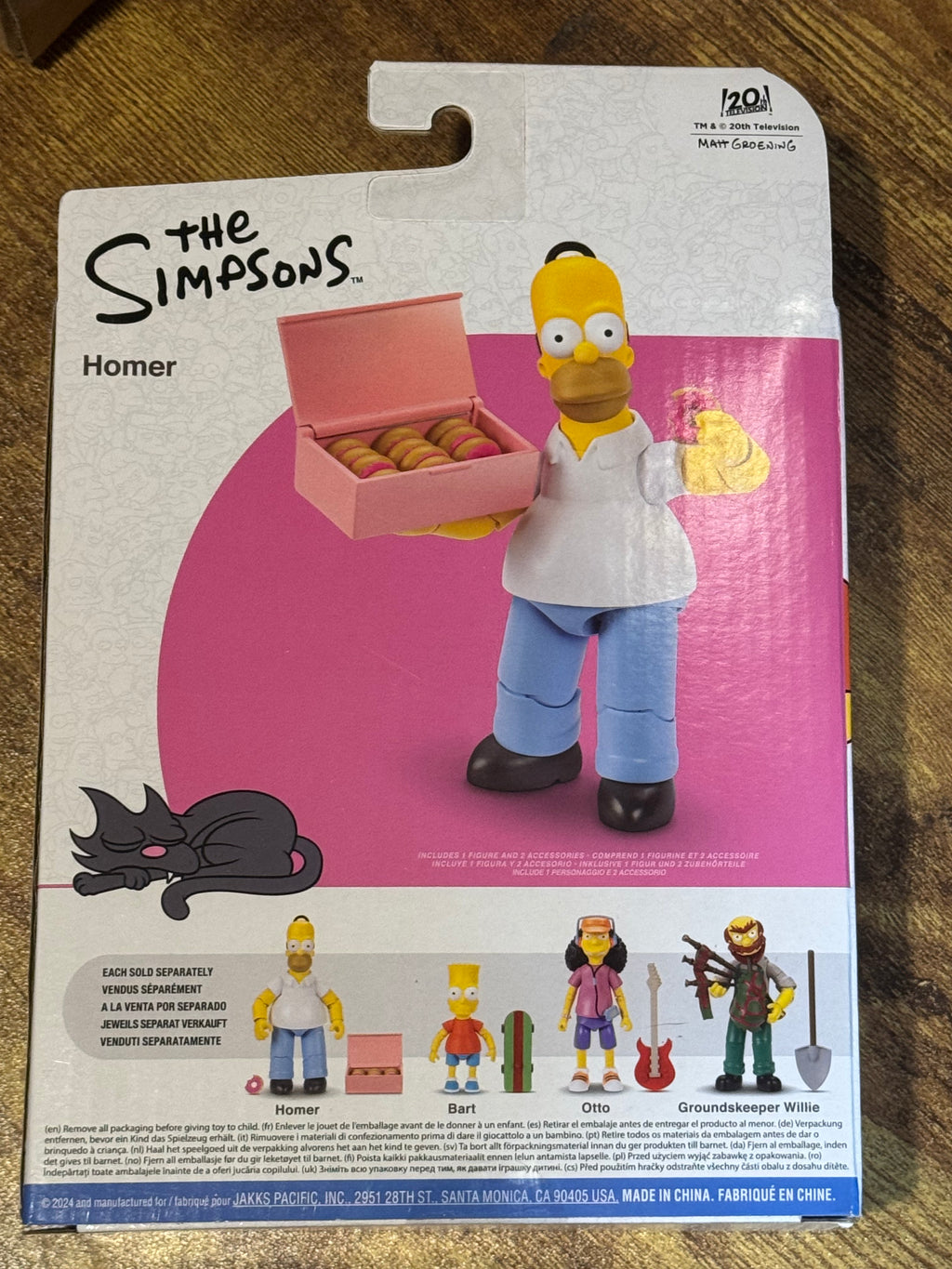 The Simpsons 5" Homer w/ Donuts Figure