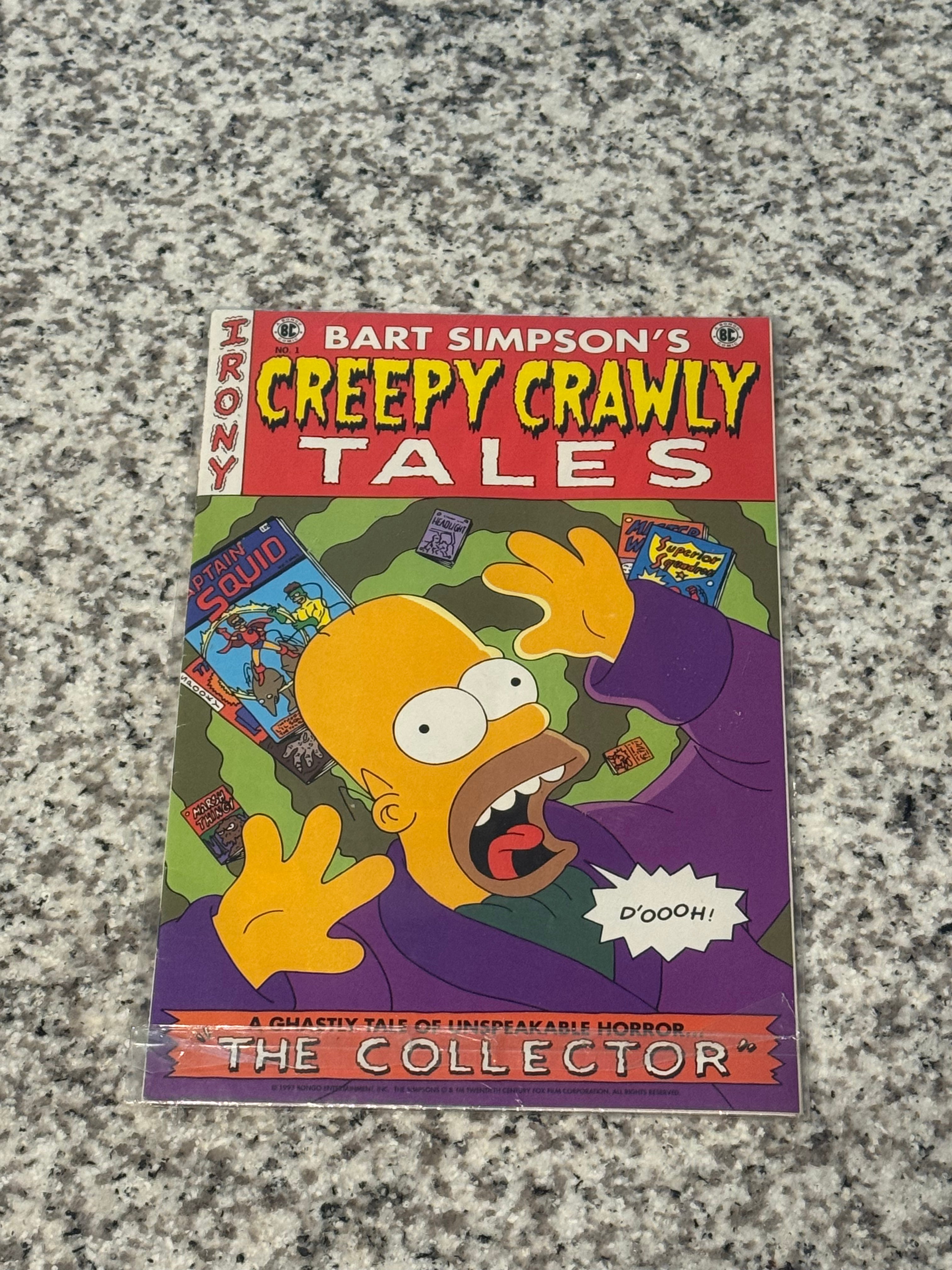Bongo Simpsons Comic Issue #1 Collectors Issue w/ Poster Inside