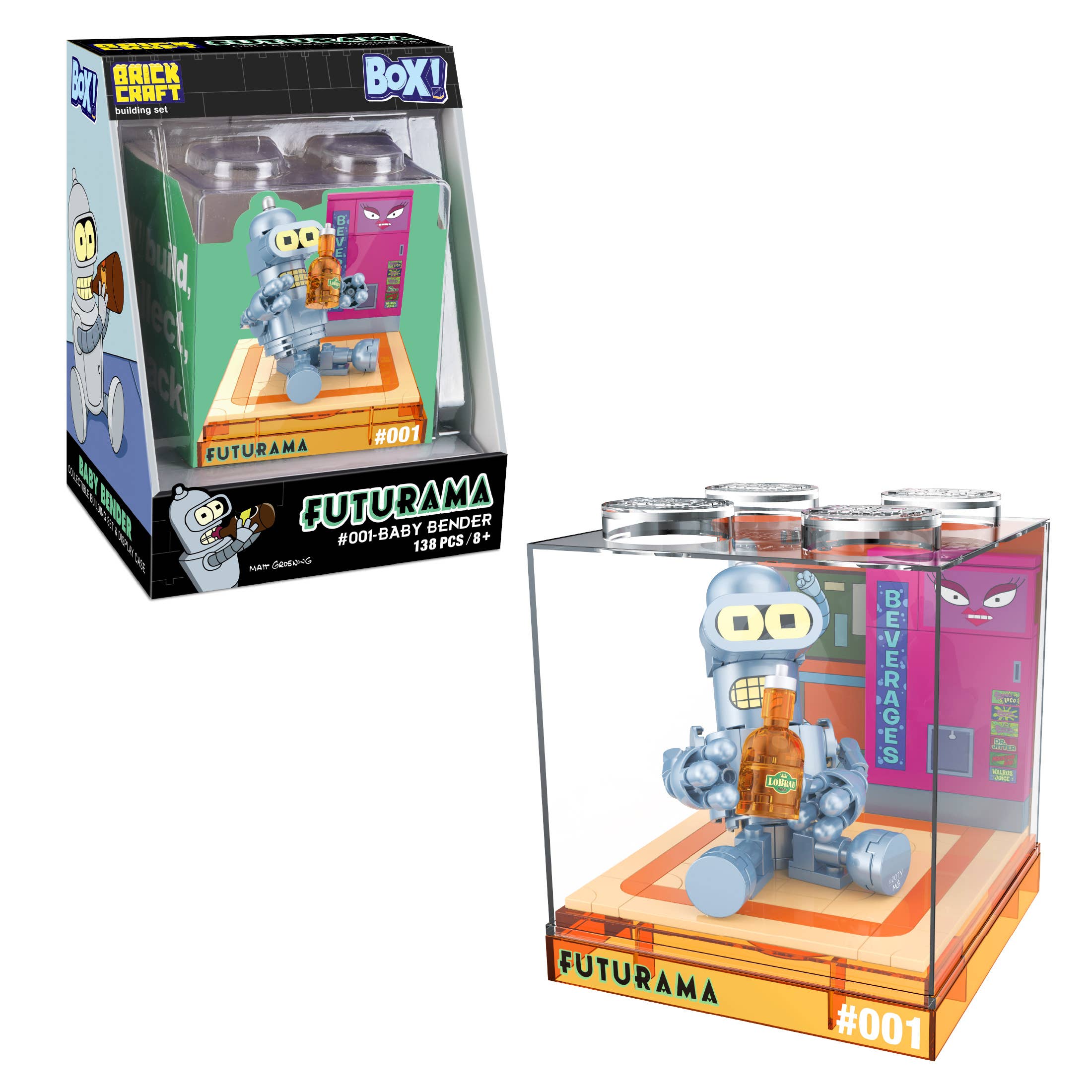 Futurama Baby Bender Box! Collectible Display Cube